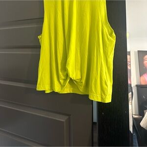 Acid yellow Adidas Tank. Great Condition. Worn once.